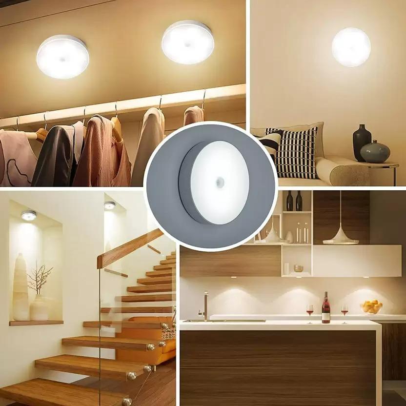 Wireless USB Motion Sensor Lights - Rechargeable Smart Lights (Pack of 4)