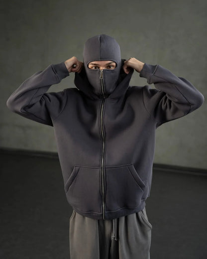 BALACLAVA ZIPPER HOODIE